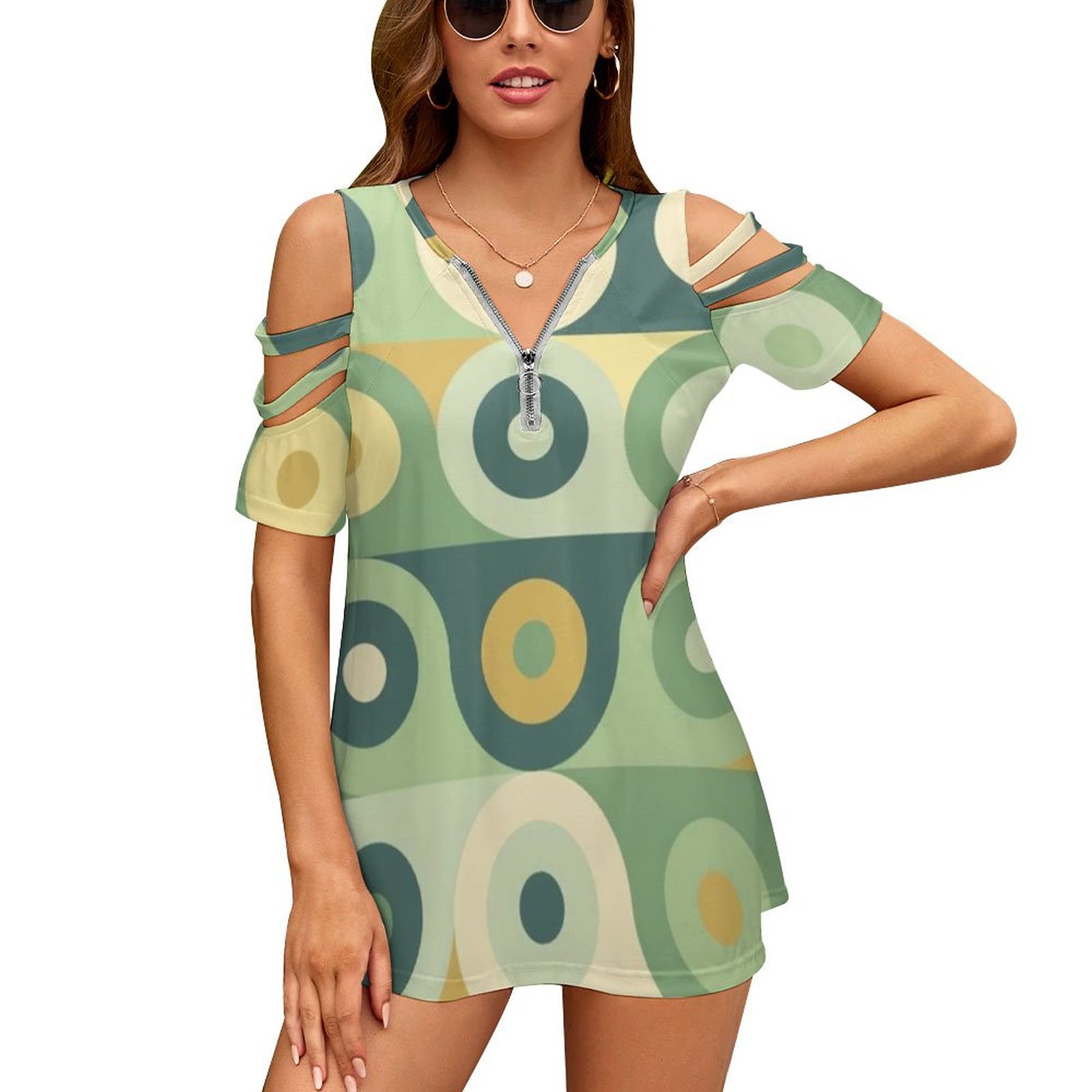 Women'S Accessories In The 70S - Groovy 70's Pattern Women Zipper Various