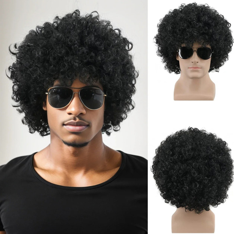 Women'S Accessories In The 70S - Unisex Big Curly Afro Wig -