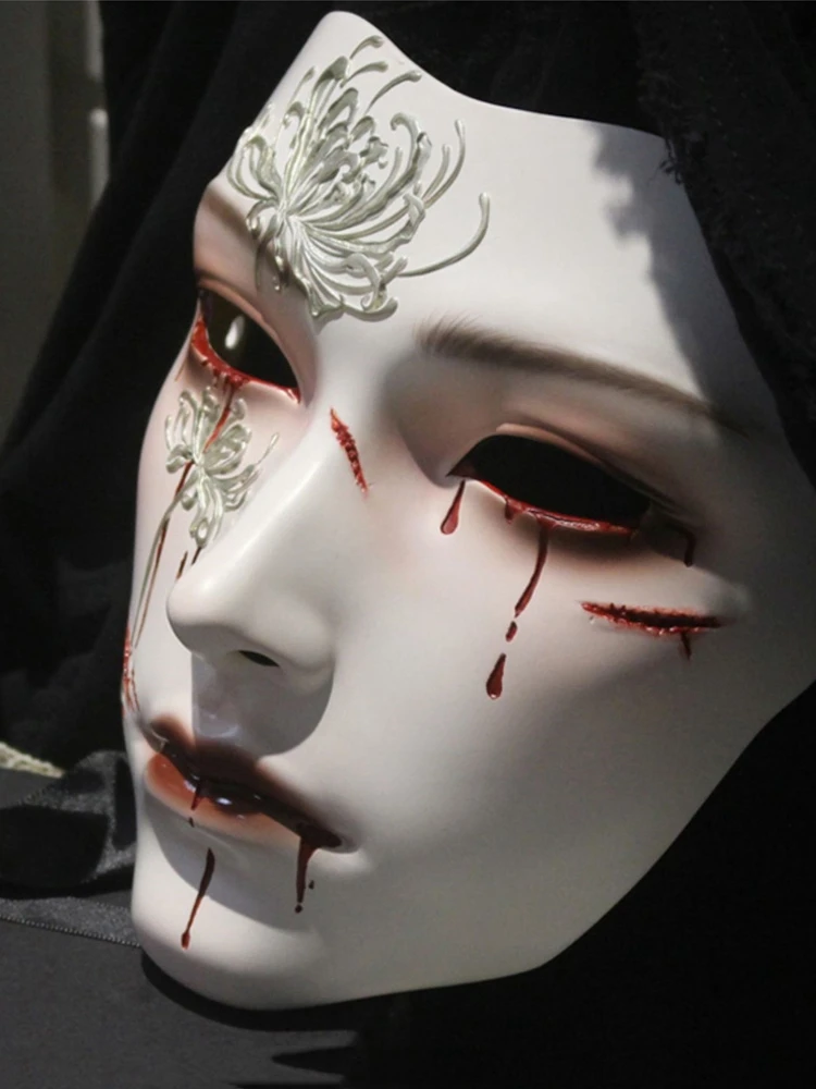 Women Accessories Drawing - Mask Retro Hand Drawing Fashion Men