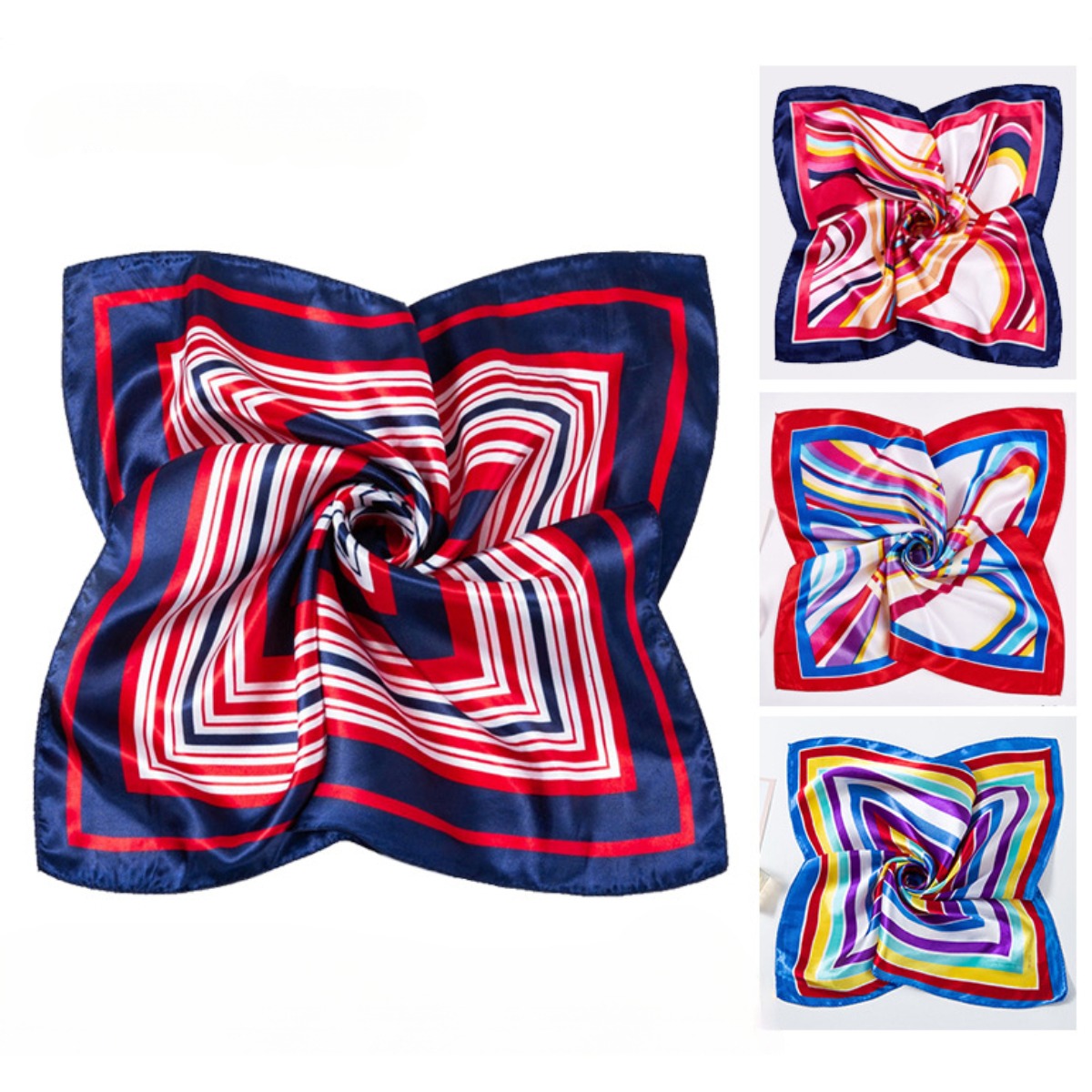 Women'S Work Accessories - 50*50cm Square Silk Scarves Scarf Women's