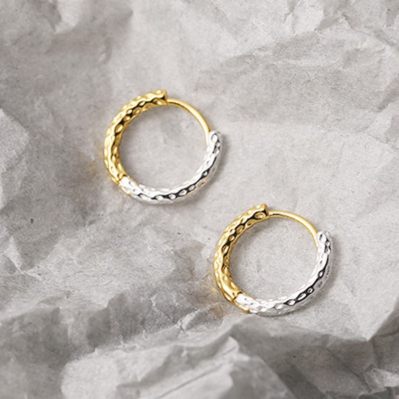 Women Accessories Drawing - Vintage Gold Silver Color Round Hoop
