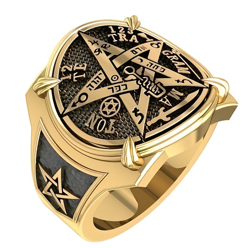 Women Accessories Egypt - Single Ancient Egyptian Pentagram & Hebrew
