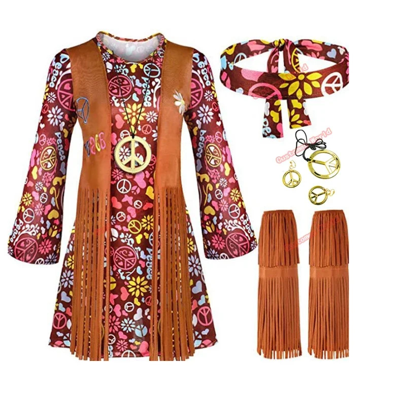 Women'S Accessories In The 70S - Peace Love Women Party 60S 70S