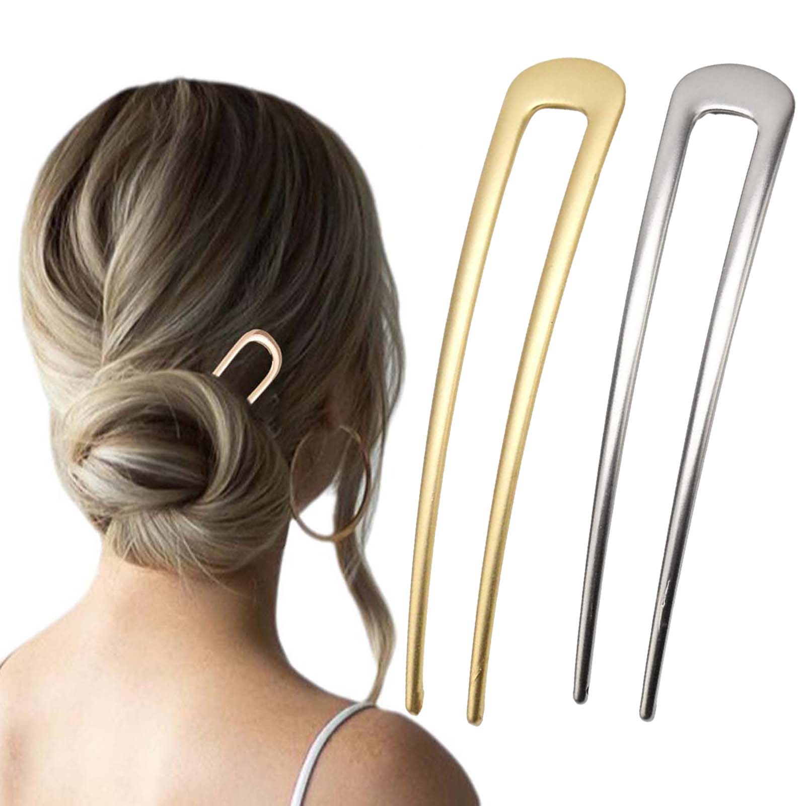 French U Shaped Hair Pins Vint - Women Accessories On Sale 评论和价格