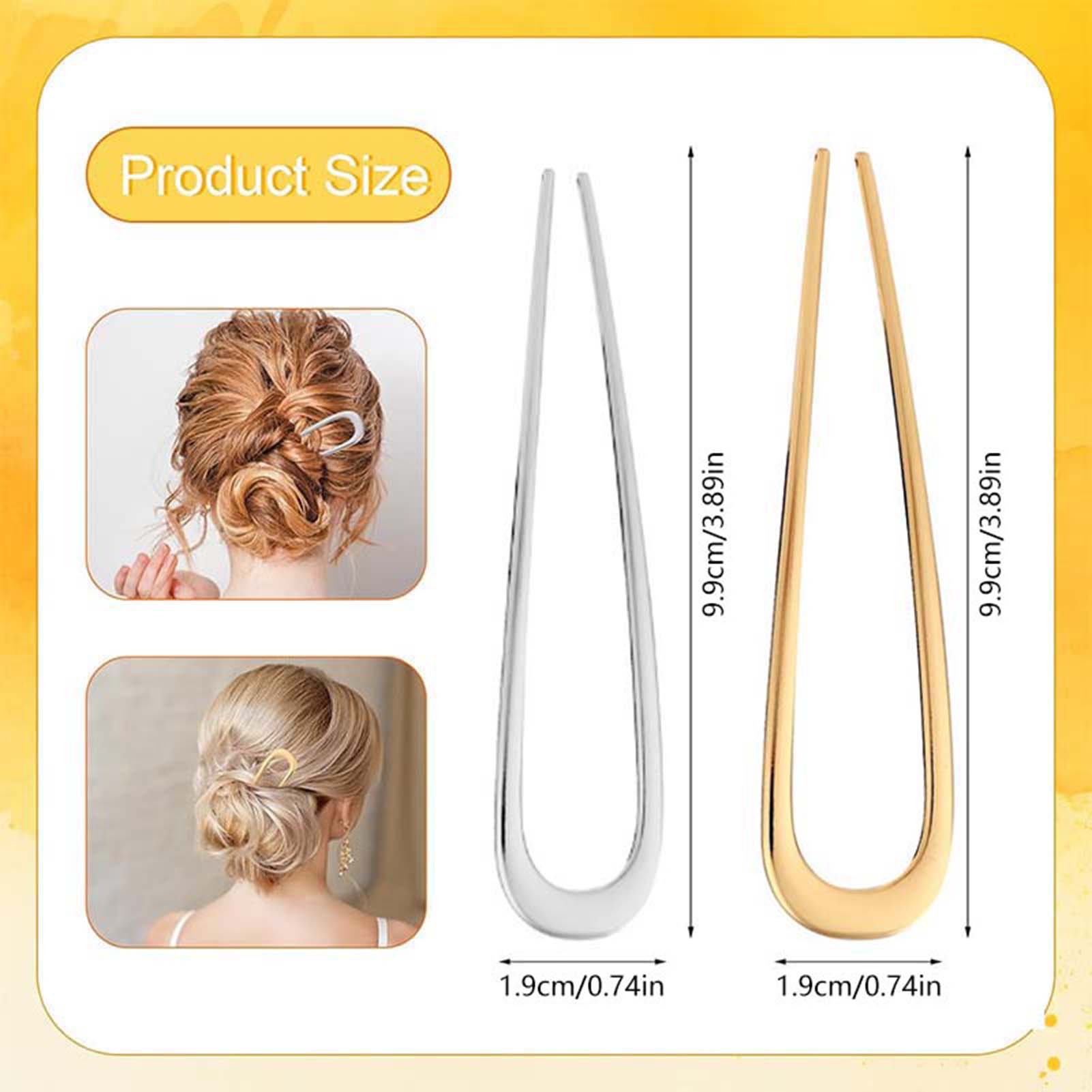 French U Shaped Hair Pins Vint - Women Accessories On Sale 评论和价格