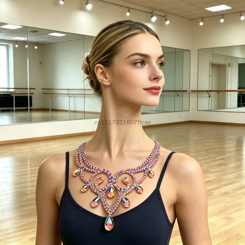 Belly Dance Sparkle Necklace C - Women Accessories Egypt 评论和价格