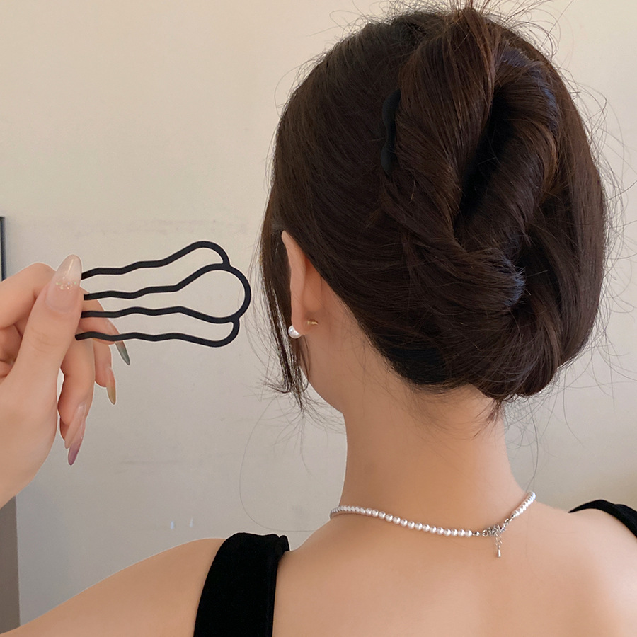 Metal U-Shaped Hair Fork Combs - Women Accessories On Sale 评论和价格