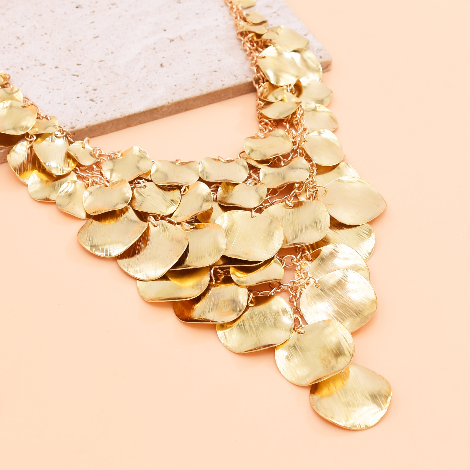 Trendy Gold Wire Drawing Wafer - Women Accessories Drawing 评论和价格