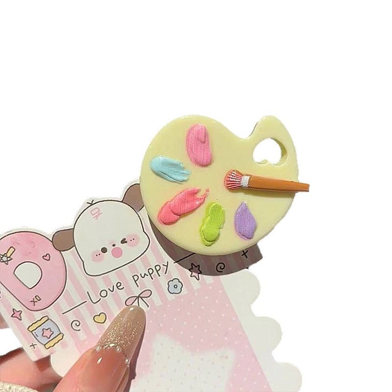 Palette Hair Clip Cute Simulat - Women Accessories Drawing 评论和价格