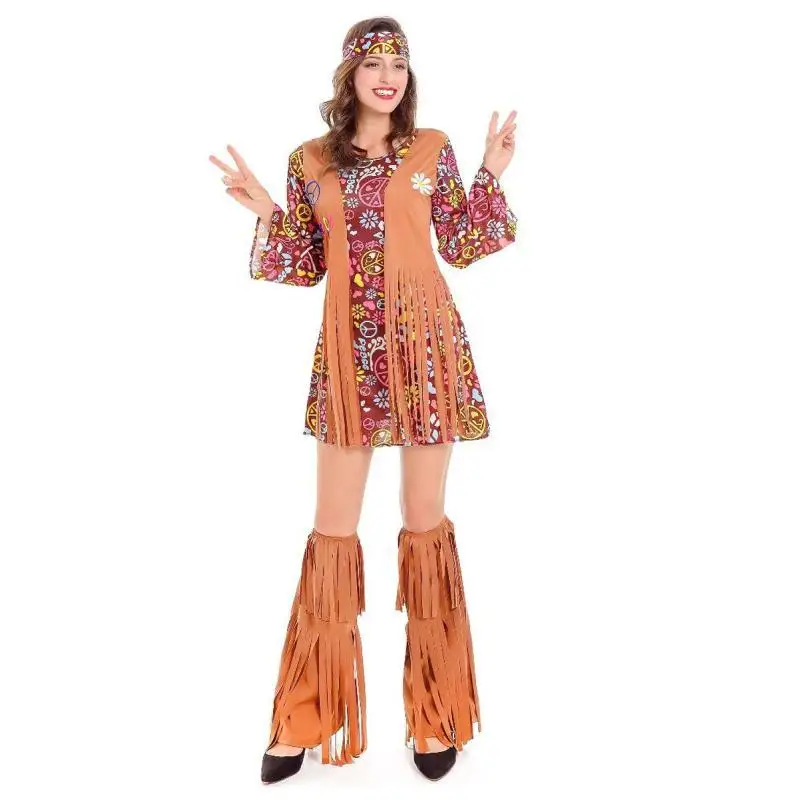 Women 60s 70s Vintage Hippie D - Women'S Accessories In The 70S 评论和价格