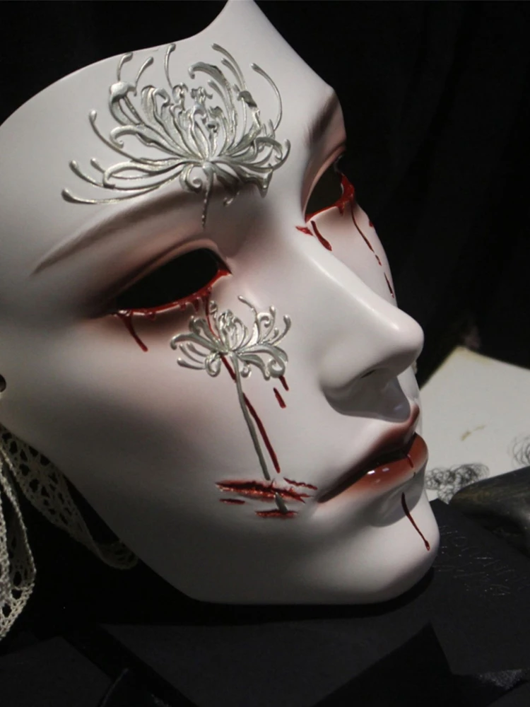 Mask Retro Hand Drawing Fashio - Women Accessories Drawing 评论和价格