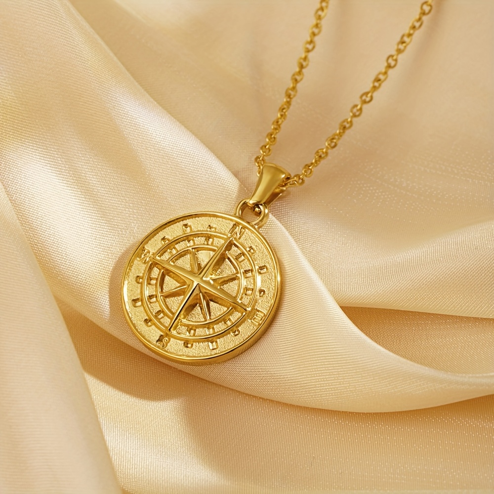 Stainless Steel Women Delicate - Coin Necklace Delicate 评论和价格
