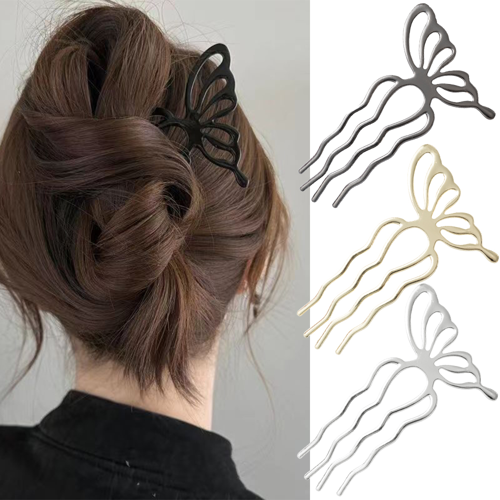Korean Butterfly U Shape Hair  - Women Accessories On Sale 评论和价格