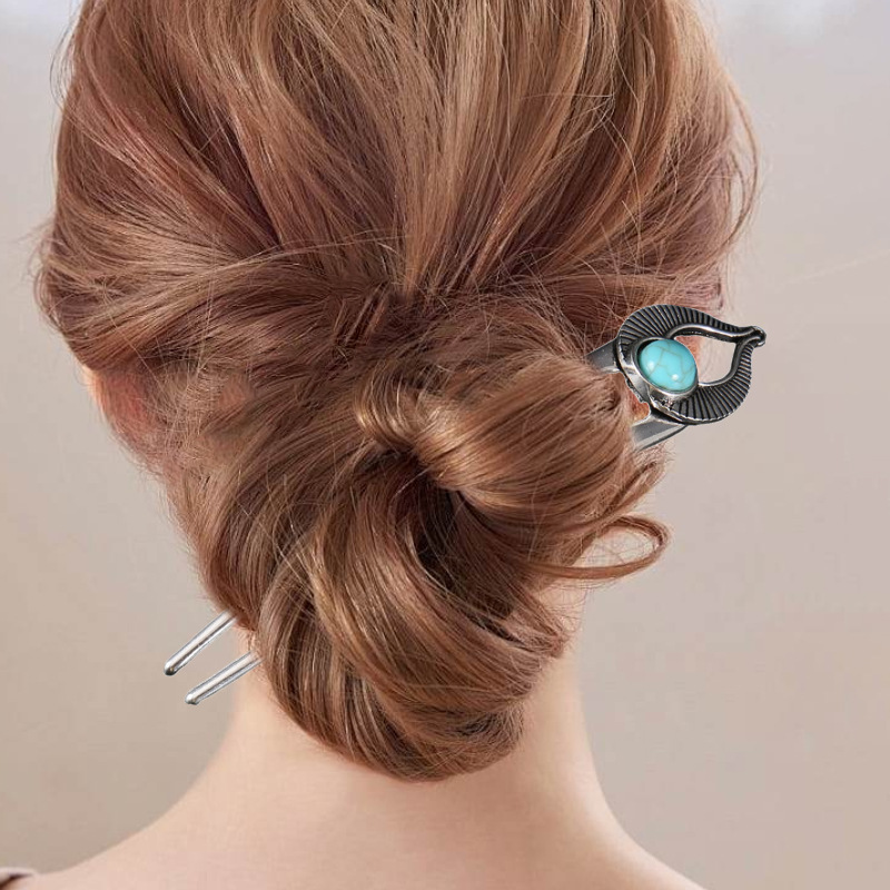 Egypt Turquoise U Shape Hair F - Women Accessories Egypt 评论和价格
