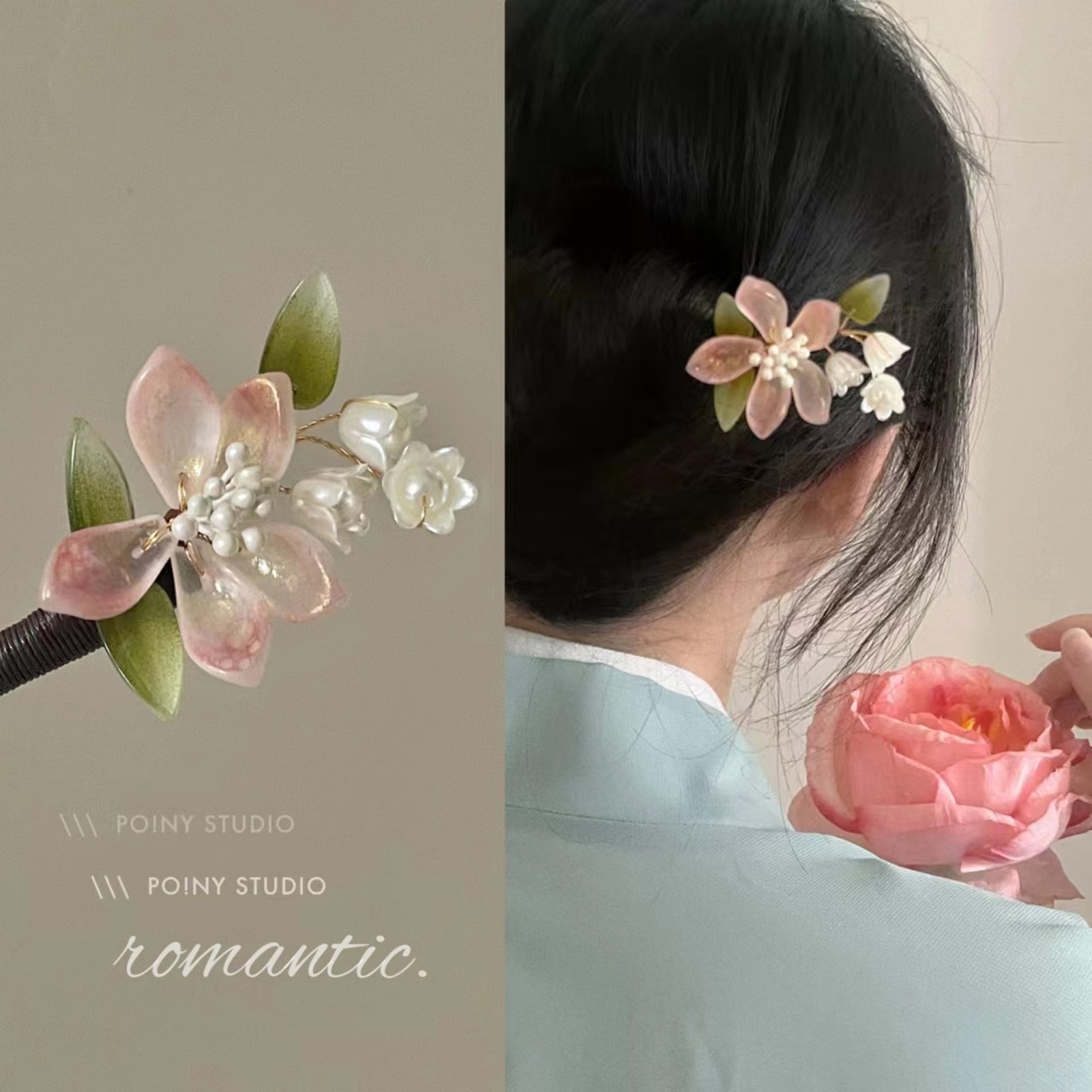Chinese Style Flower Tassel Ha - Women Accessories On Sale 评论和价格