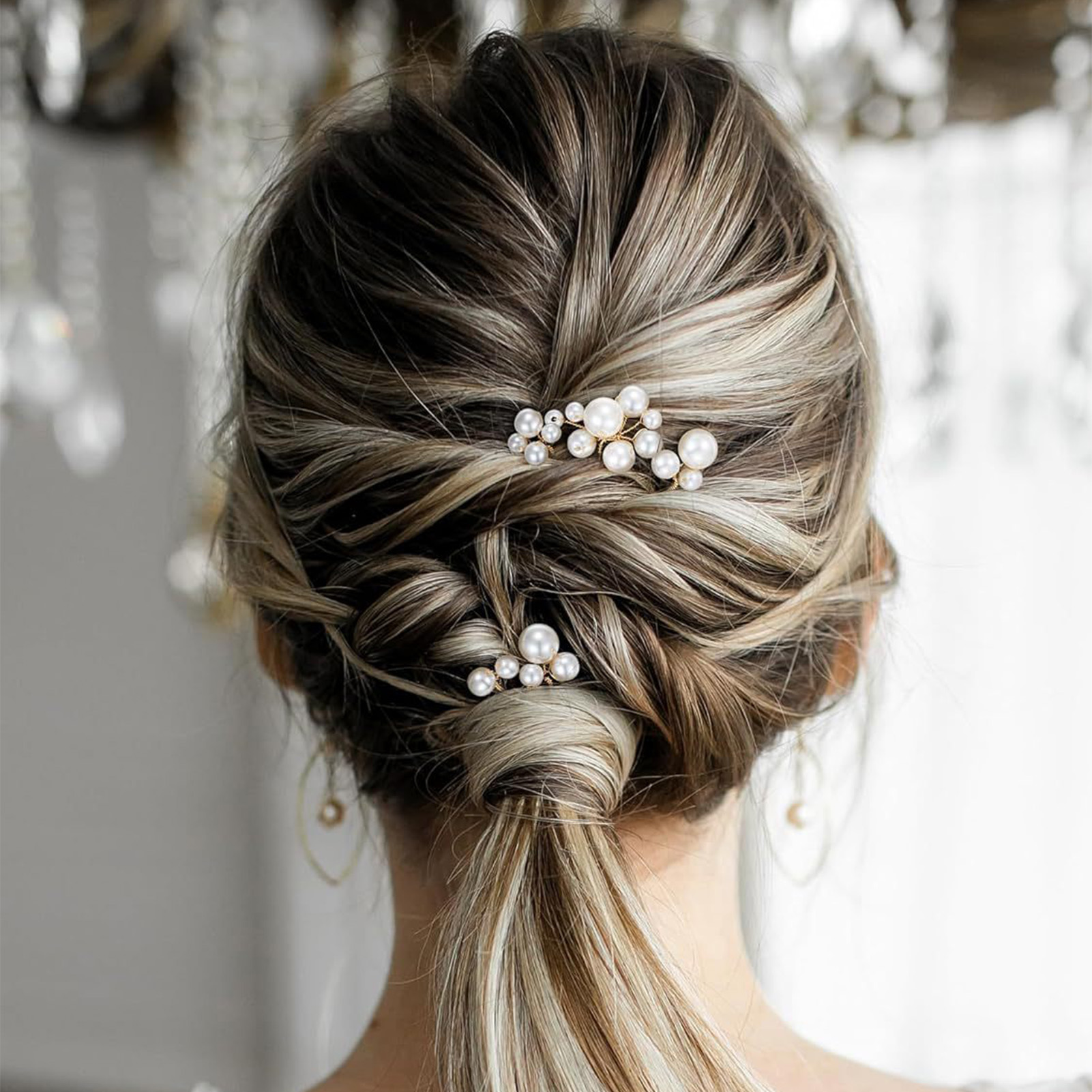 3pcs Bride Hairpin Trendy Hair - Women Accessories On Sale 评论和价格