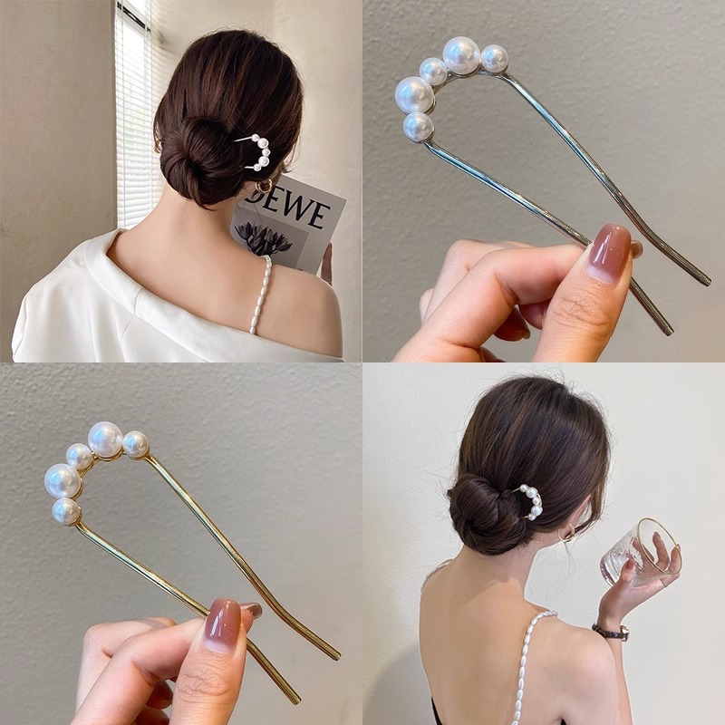 New Metal Vintage U Shape Hair - Women Accessories On Sale 评论和价格