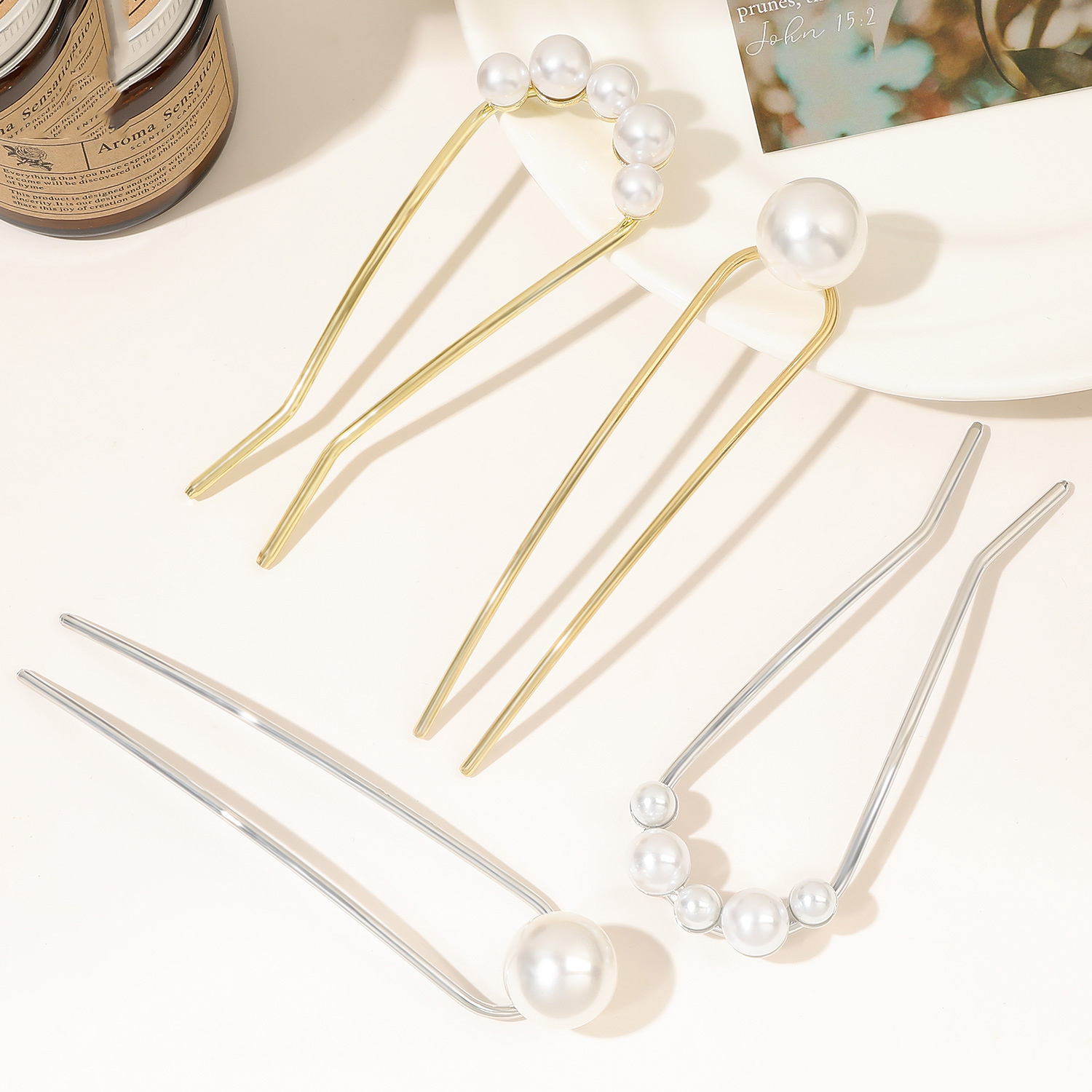 New Metal Vintage U Shape Hair - Women Accessories On Sale 评论和价格