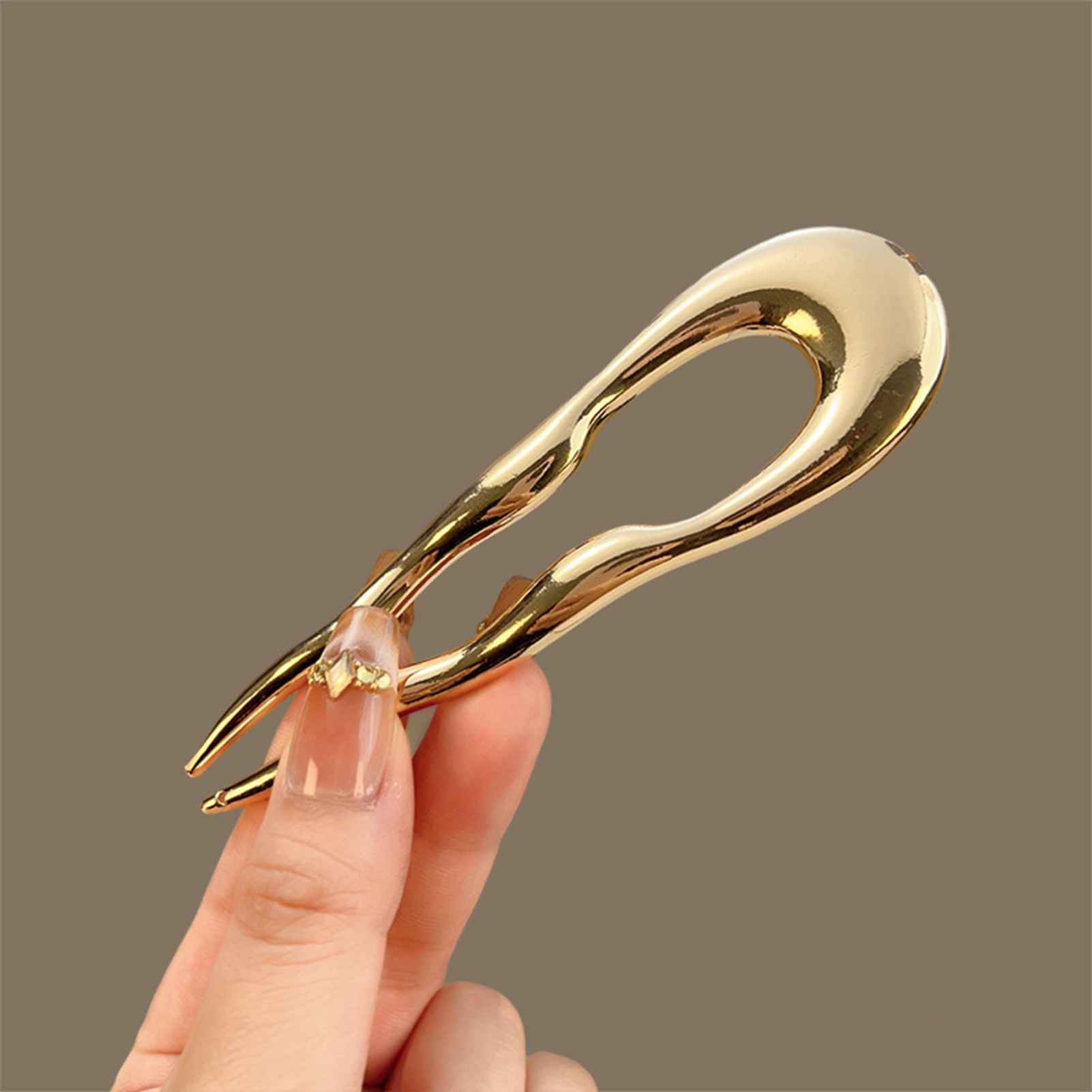 Simple Metal Alloy Hairpins U- - Women Accessories On Sale 评论和价格