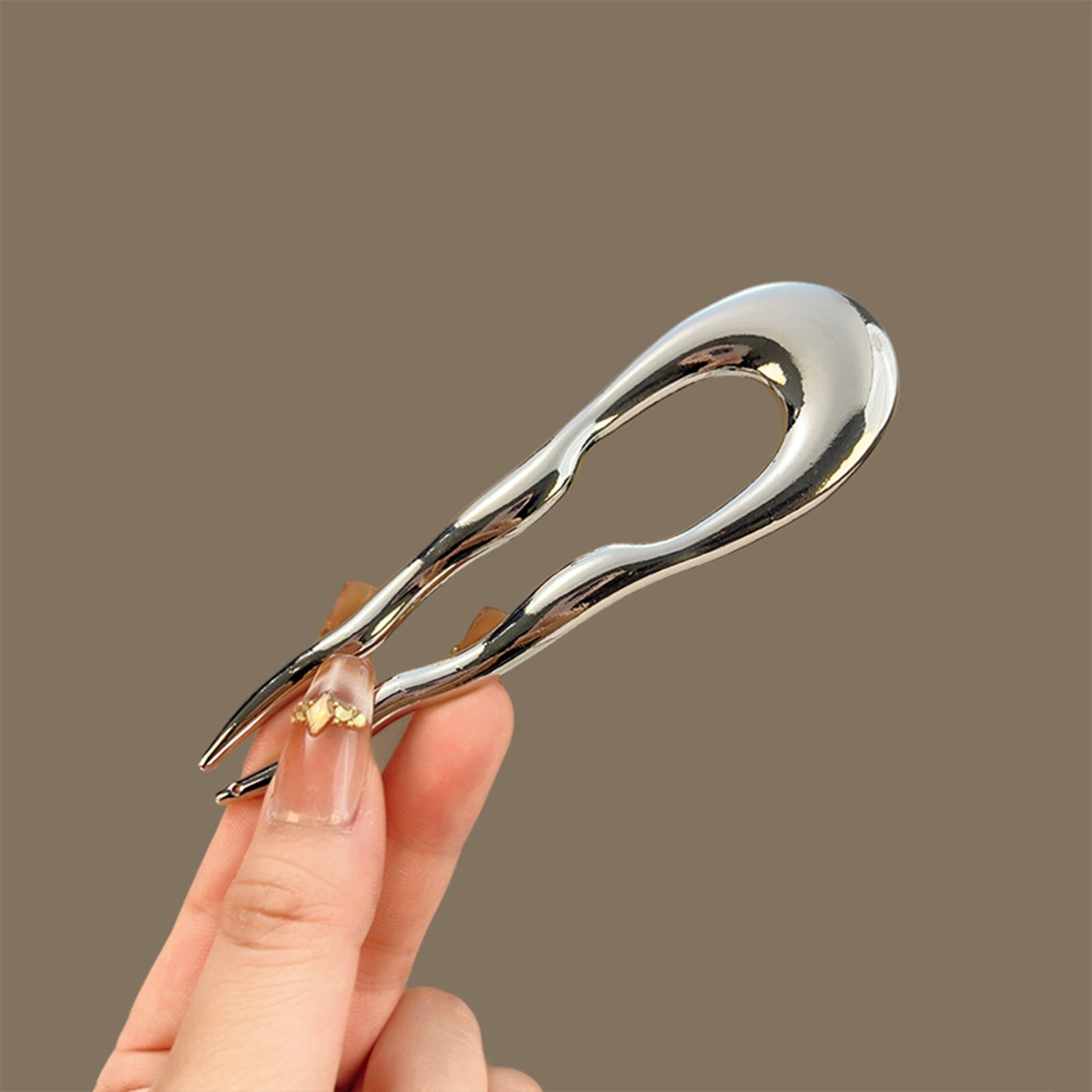 Simple Metal Alloy Hairpins U- - Women Accessories On Sale 评论和价格