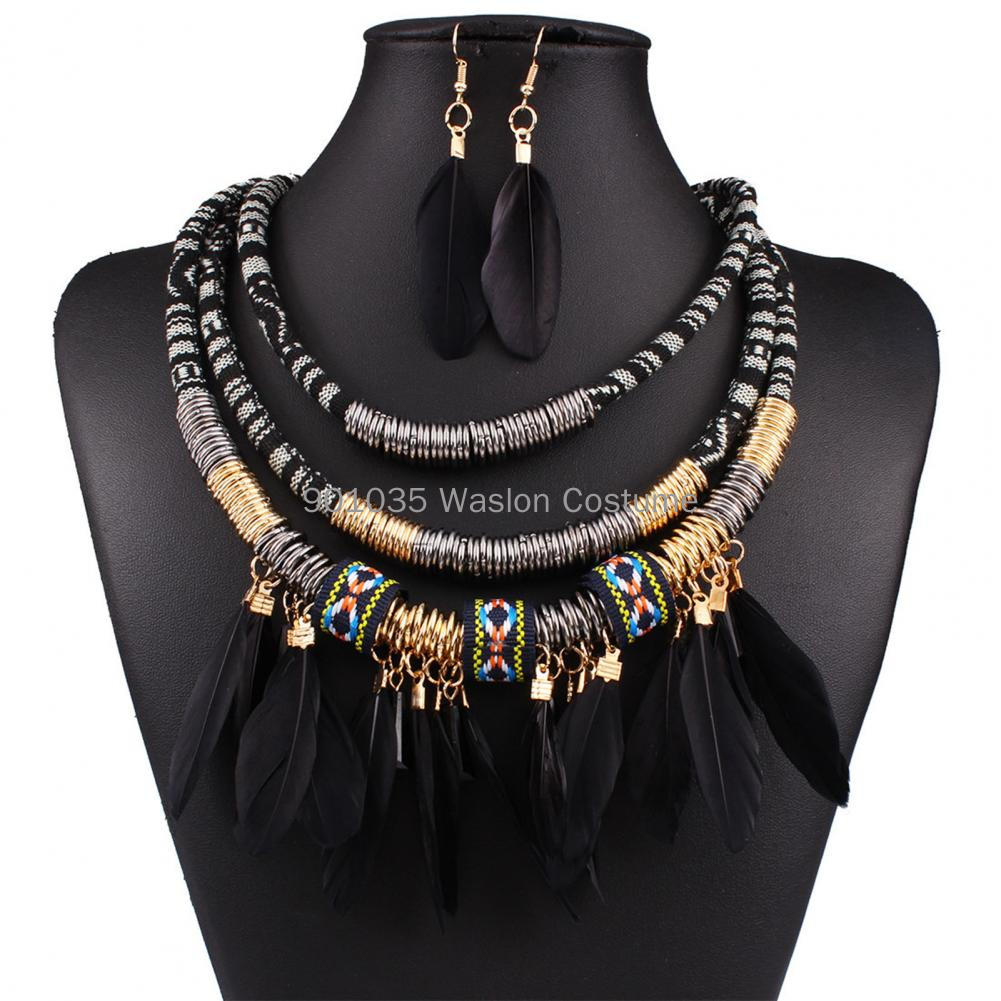 2Pcs/Set Egypt Feather Tassel  - Women Accessories Egypt 评论和价格