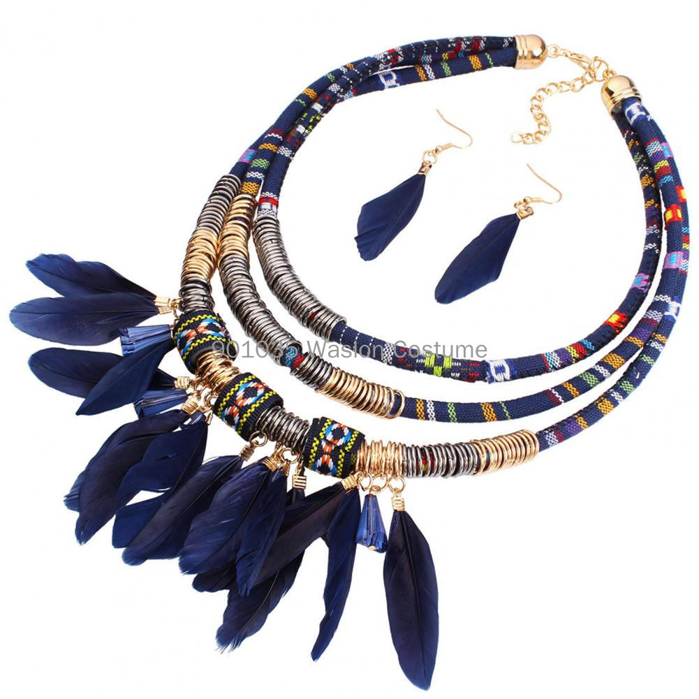 2Pcs/Set Egypt Feather Tassel  - Women Accessories Egypt 评论和价格