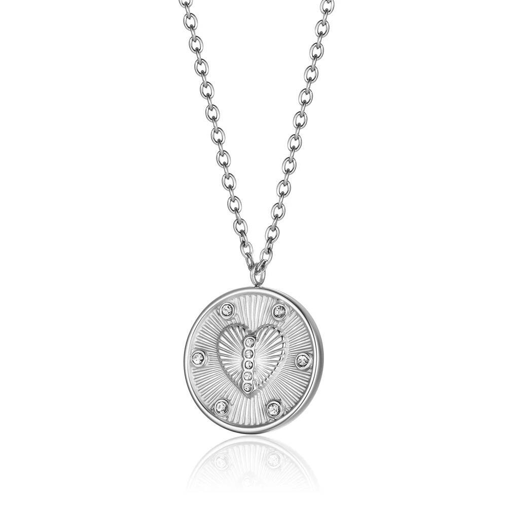 Stainless Steel Women Delicate - Coin Necklace Delicate 评论和价格