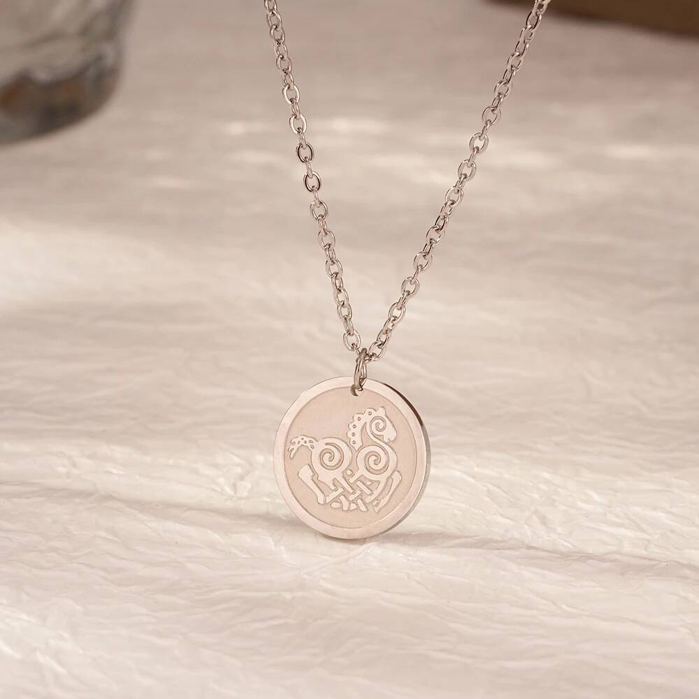 Stainless Steel Fashion Women  - Coin Necklace Delicate 评论和价格