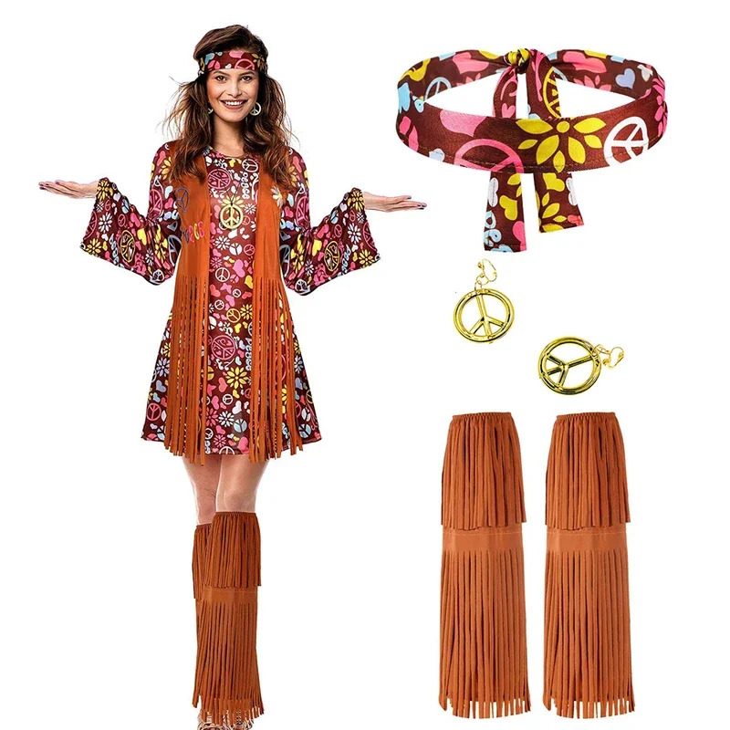 Peace Love Women Party 60S 70S - Women'S Accessories In The 70S 评论和价格