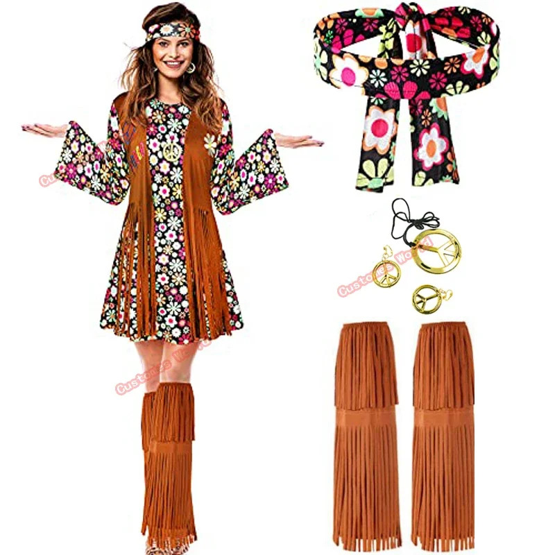 Peace Love Women Party 60S 70S - Women'S Accessories In The 70S 评论和价格