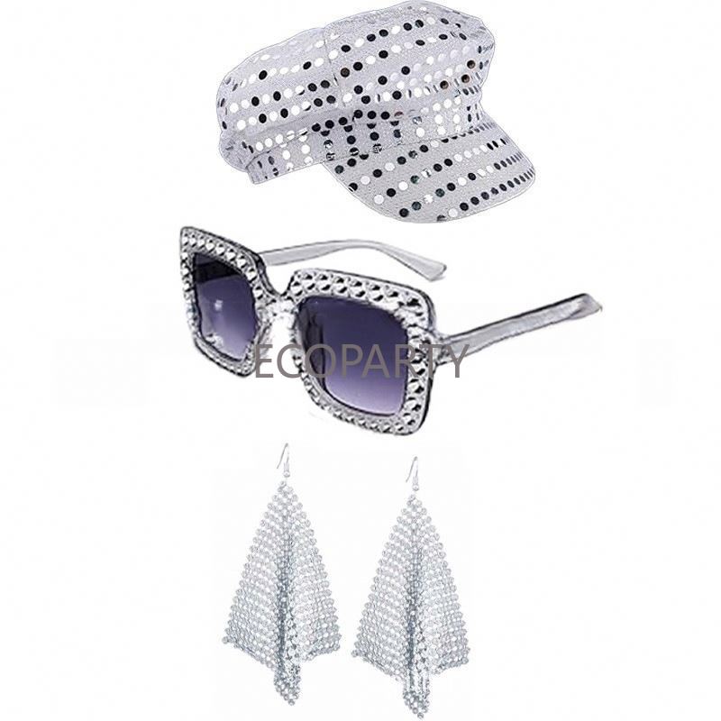 2024 3PCS/5PCS 70s Disco Costu - Women'S Accessories In The 70S 评论和价格