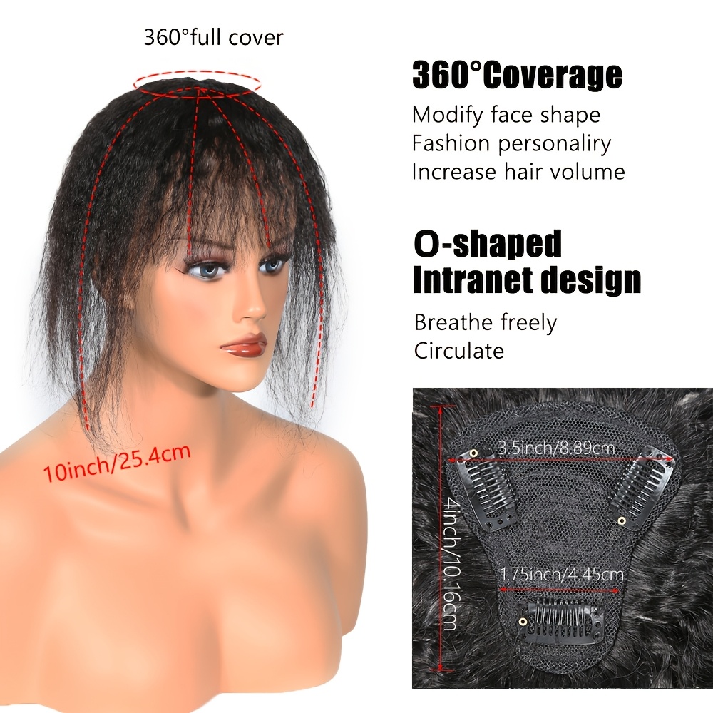 Kinky Straight Topper Hair wit - Women Accessories On Sale 评论和价格