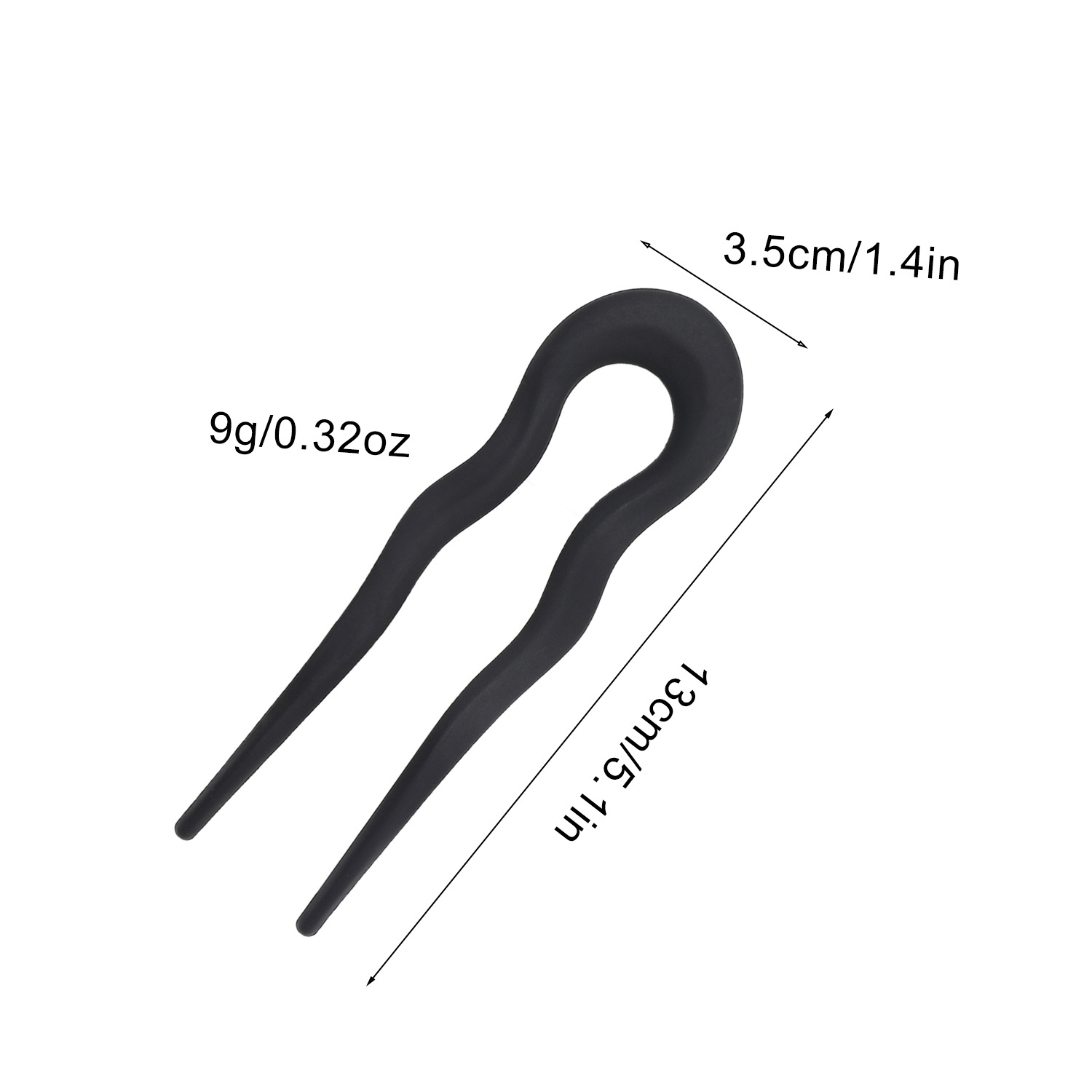 1/4pcs Simple Frosted U-Shaped - Women Accessories On Sale 评论和价格