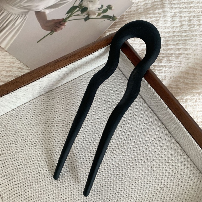 1/4pcs Simple Frosted U-Shaped - Women Accessories On Sale 评论和价格